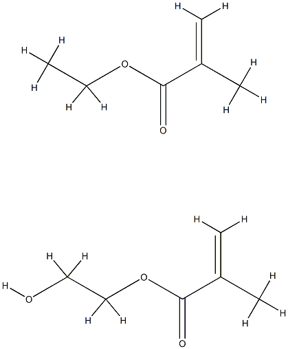 hydroxyethyl methacrylate-ethyl methacrylate Struktur