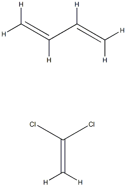 1,3-Butadiene, polymer with 1,1-dichloroethene Struktur