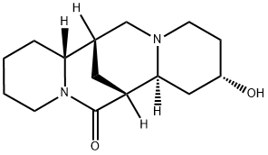 (7R,7aβ,9β,14aα)-Dodecahydro-9-hydroxy-7α,14α-methano-2H,6H-dipyrido[1,2-a:1',2'-e][1,5]diazocin-6-one Struktur