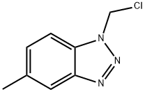 1H-Benzotriazole,1-(chloromethyl)-5-methyl-(9CI) Struktur