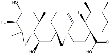 MADASIATIC ACID Struktur