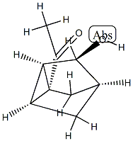 Ethanone, [(1R,2R,3S,4S,6S)-3-hydroxytricyclo[2.2.1.02,6]hept-1-yl]-, rel- (9CI) Struktur