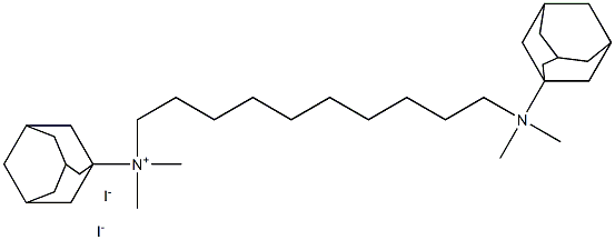 1,10-Decanediaminium,N,N,N',N'-tetramethyl-N,N'-bis(tricyclo[3.3.1.13,7]dec-1-yl)- (9CI) Struktur