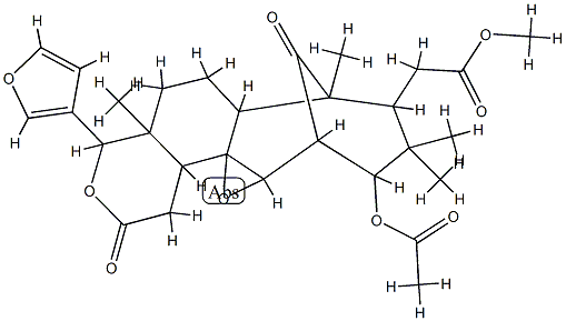 (-)-Xylocarpin Struktur