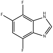 1H-Benzimidazole,4,5,7-trifluoro-(9CI) Struktur