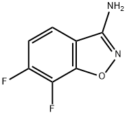 1,2-Benzisoxazol-3-amine,6,7-difluoro-(9CI) Struktur