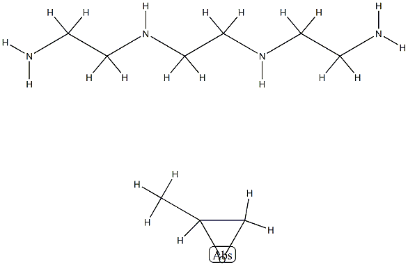 1,2-Ethanediamine, N,N-bis(2-aminoethyl)-, polymer with methyloxirane Struktur