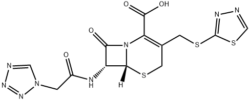 Ceftezole Struktur