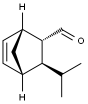 Bicyclo[2.2.1]hept-5-ene-2-carboxaldehyde, 3-(1-methylethyl)-, (1R,2S,3S,4S)-rel- (9CI) Struktur