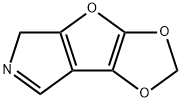 5H-1,3-Dioxolo[4,5]furo[2,3-c]pyrrole  (8CI,9CI) Struktur