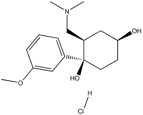 Rac-4-Hydroxycyclohexyl TraMadol Hydrochloride Struktur