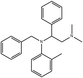 α-(Dimethylaminomethyl)-N-(o-tolyl)-N-benzylbenzenemethanamine Struktur