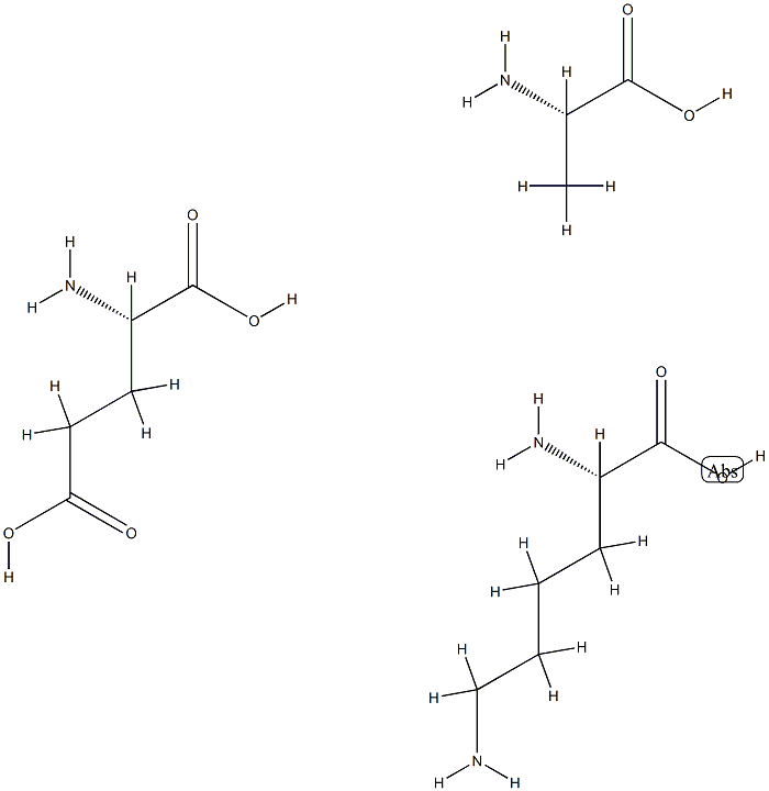 glutamic acid-lysine-alanine polymer Struktur