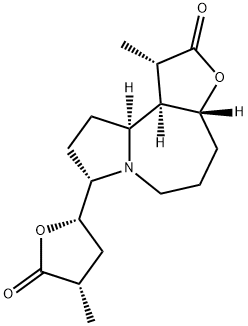 (-)-Stemonine Struktur