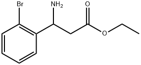 ethyl 3-amino-3-(2-bromophenyl)propanoate Struktur