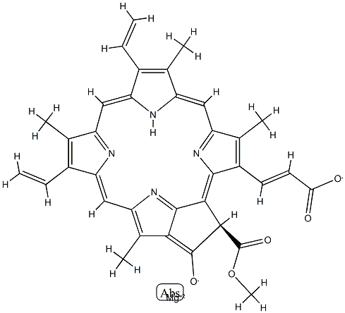 CHLOROPHYLL C2(SH) Struktur