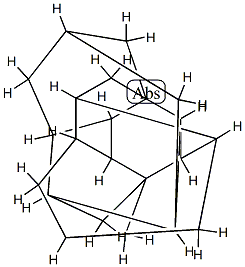 Hexadecahydro-2,10,3a,8a,5,7-(hexane-1,2,3,4,5,6-hexayl)pyrene Struktur