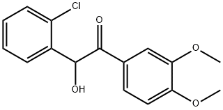 2''-Chloro-3,4-dimethoxybenzoin Struktur