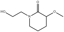 2-Piperidinone,1-(2-hydroxyethyl)-3-methoxy-(9CI) Struktur