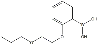 2-(2-Propoxyethoxy)phenylboronic acid Struktur