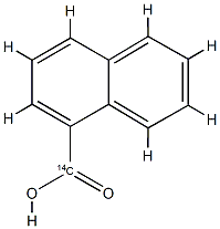 A-NAPHTHOIC ACID-CARBOXY-14C Struktur