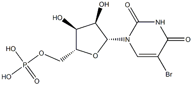 poly-5-bromouridylic acid Struktur