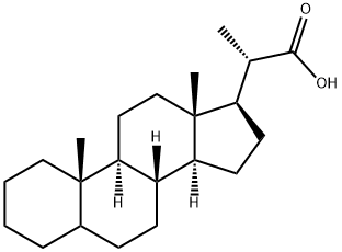 (20S)-20-Methyl-5α-pregnan-21-oic acid Struktur