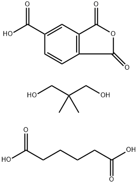 ADIPIC ACID/NEOPENTYL GLYCOL/TRIMELLITIC ANHYDRIDE COPOLYMER  Struktur