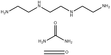 Urea, polymer with N,N'-bis(2-aminoethyl)-1,2-ethanediamine and formaldehyde Struktur