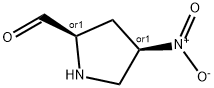 2-Pyrrolidinecarboxaldehyde, 4-nitro-, (2R,4R)-rel- (9CI) Struktur