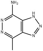 1H-v-Triazolo[4,5-d]pyridazine,4-amino-7-methyl-(8CI) Struktur