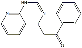 α-[3,4-Dihydropyrido[2,3-d]pyrimidin-4-yl]acetophenone Struktur