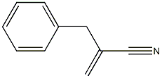 α-Methylenebenzenepropiononitrile Struktur