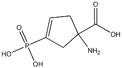 3-Cyclopentene-1-carboxylicacid,1-amino-3-phosphono-(9CI) Struktur