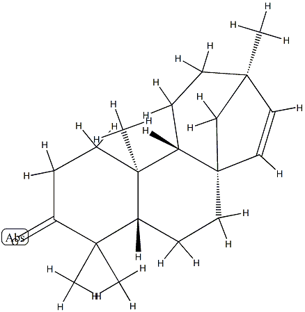 (5β,9β,10α)-Beyer-15-en-3-one Struktur