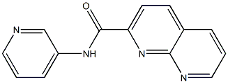 1,8-Naphthyridine-2-carboxamide,N-3-pyridinyl-(9CI) Struktur