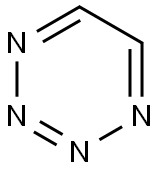 1,2,3,4-Tetrazine Struktur