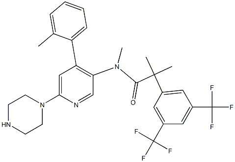 N-DesMethyl Netupitant Struktur