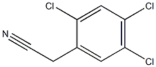 2-(2,4,5-trichlorophenyl)acetonitrile Struktur