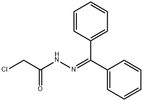 2-CHLORO-N''-(DIPHENYLMETHYLENE)ACETOHYDRAZIDE Struktur