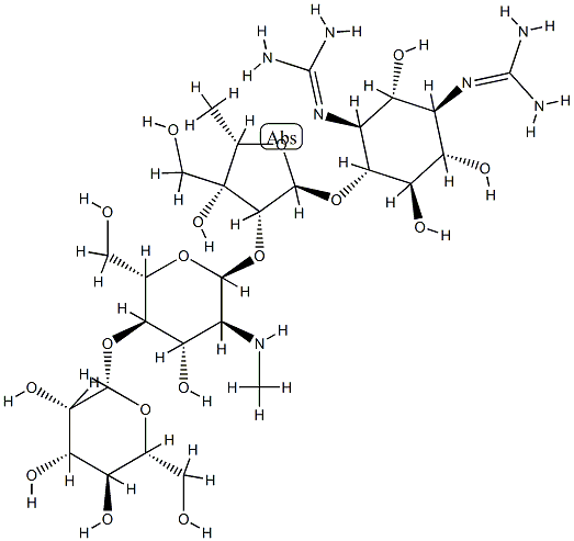 Mannosidodihydrostreptomycin Struktur