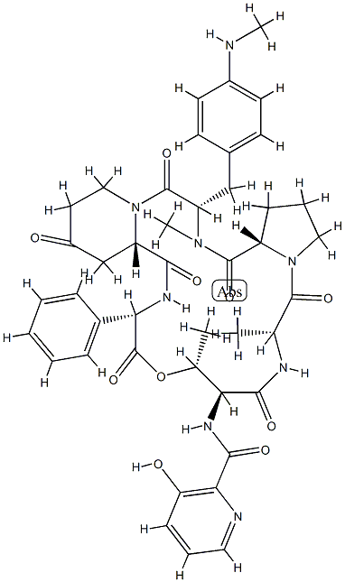 vernamycin Bdelta Struktur