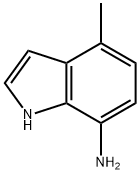 1H-Indol-7-amine,4-methyl-(9CI) Struktur