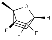 7-Oxabicyclo[2.2.1]hept-2-ene,5,5,6-trifluoro-1-methyl-,(1R,4S,6R)-rel-(9CI) Struktur