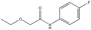 2-ethoxy-N-(4-fluorophenyl)acetamide Struktur