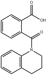 2-(3,4-dihydroquinolin-1(2H)-ylcarbonyl)benzoic acid Struktur