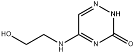 1,2,4-Triazin-3(2H)-one,5-[(2-hydroxyethyl)amino]-(9CI) Struktur