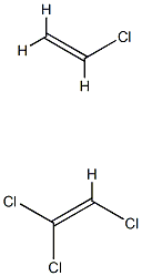 Ethene, chloro-, polymer with trichloroethene Struktur