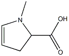 1H-Pyrrole-2-carboxylicacid,2,3-dihydro-1-methyl-(9CI) Struktur