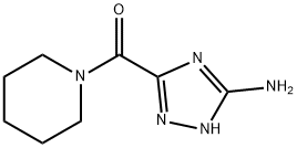 3-(piperidin-1-ylcarbonyl)-1H-1,2,4-triazol-5-amine(SALTDATA: FREE) Struktur